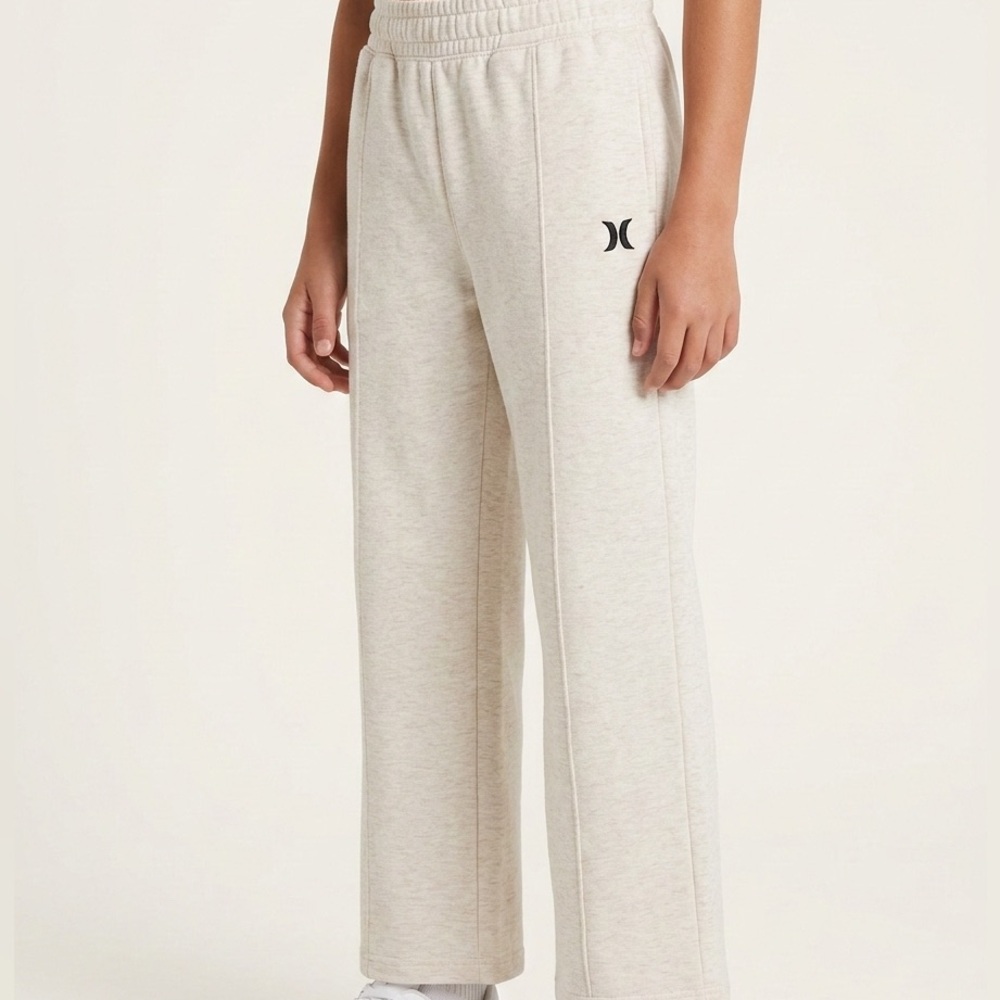 Hurley Cream Light and soft Sweatpants with Logo